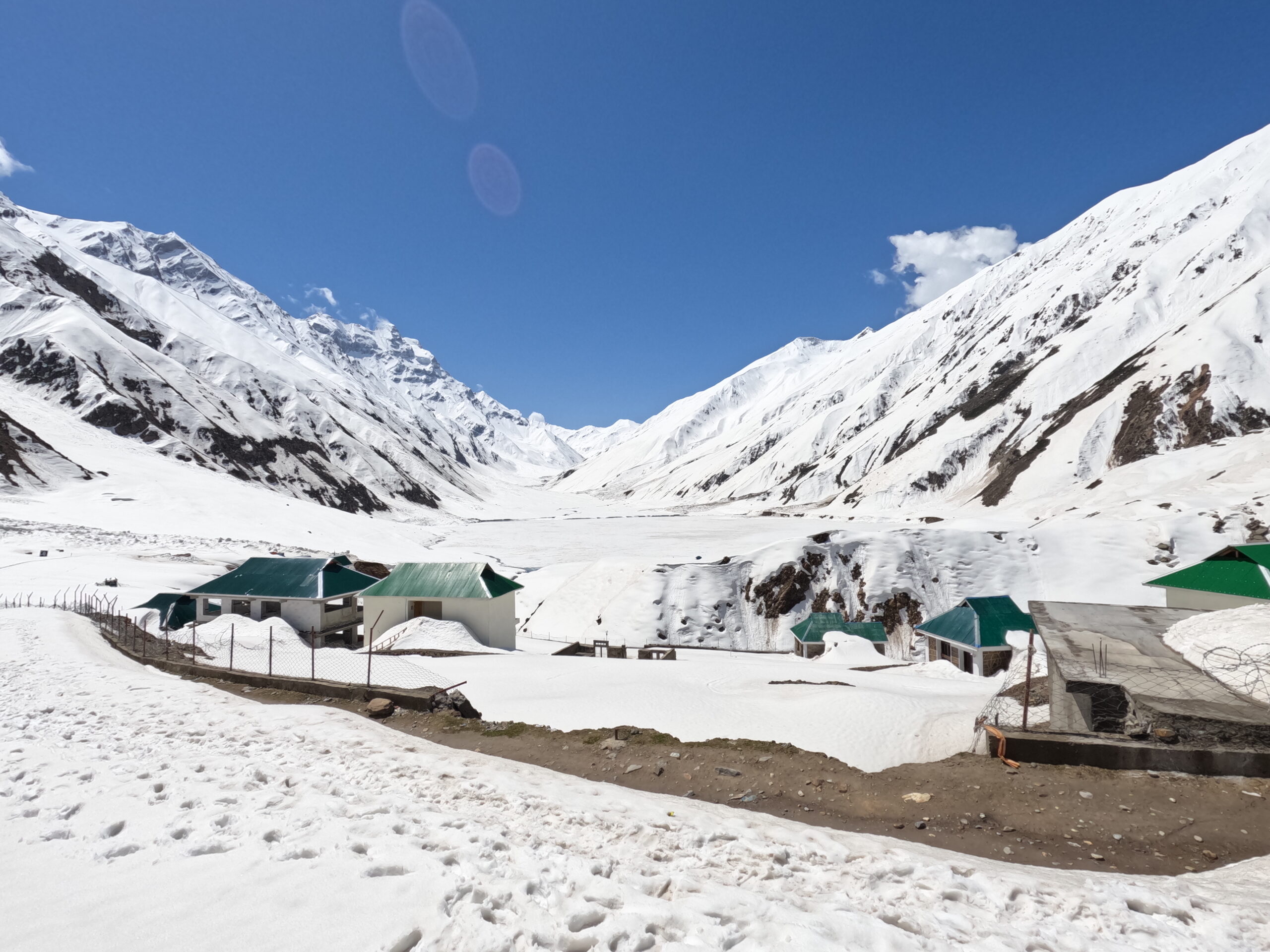 Snow Covered Lakes in Pakistan